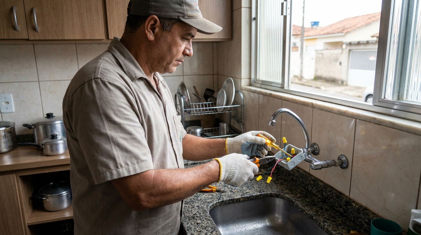 Adequação de Ponto Elétrico em São José dos Pinhais‑PR